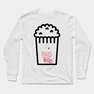 Popcorn,Lover Heartbeat,Gift Popcorn. Long Sleeve T-Shirt